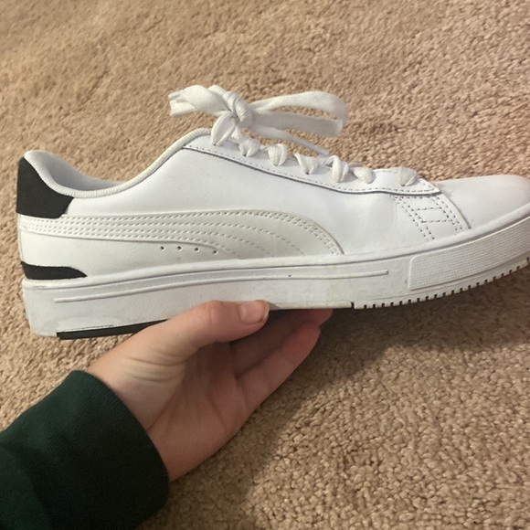 White puma shoes size 5 - Picture 3 of 6